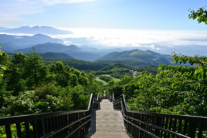 栃木・霧降高原キスゲ平園地、早朝の1500段の階段を登り眺める雲海と絶景（撮影:Nikon Z6III）